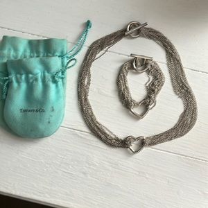 Tiffany & Co. Multi strand necklace and bracelet / authentic